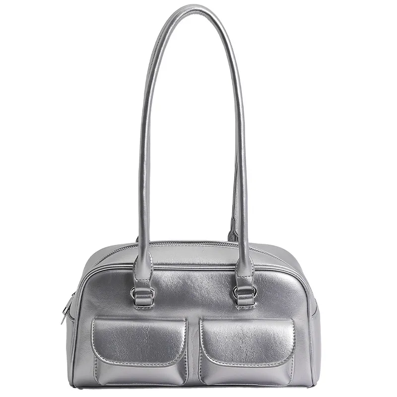 Niche Single Shoulder Bag For Women - Silver