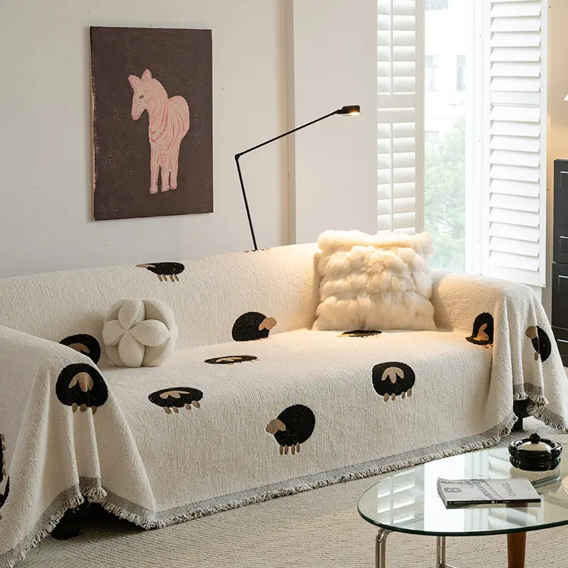 New One-piece Sofa Cover That Fully Covers