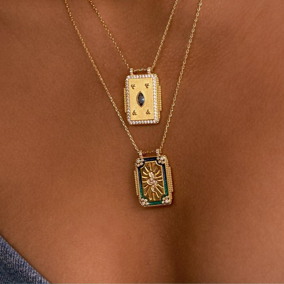 Tarot Female Rope Long Necklace