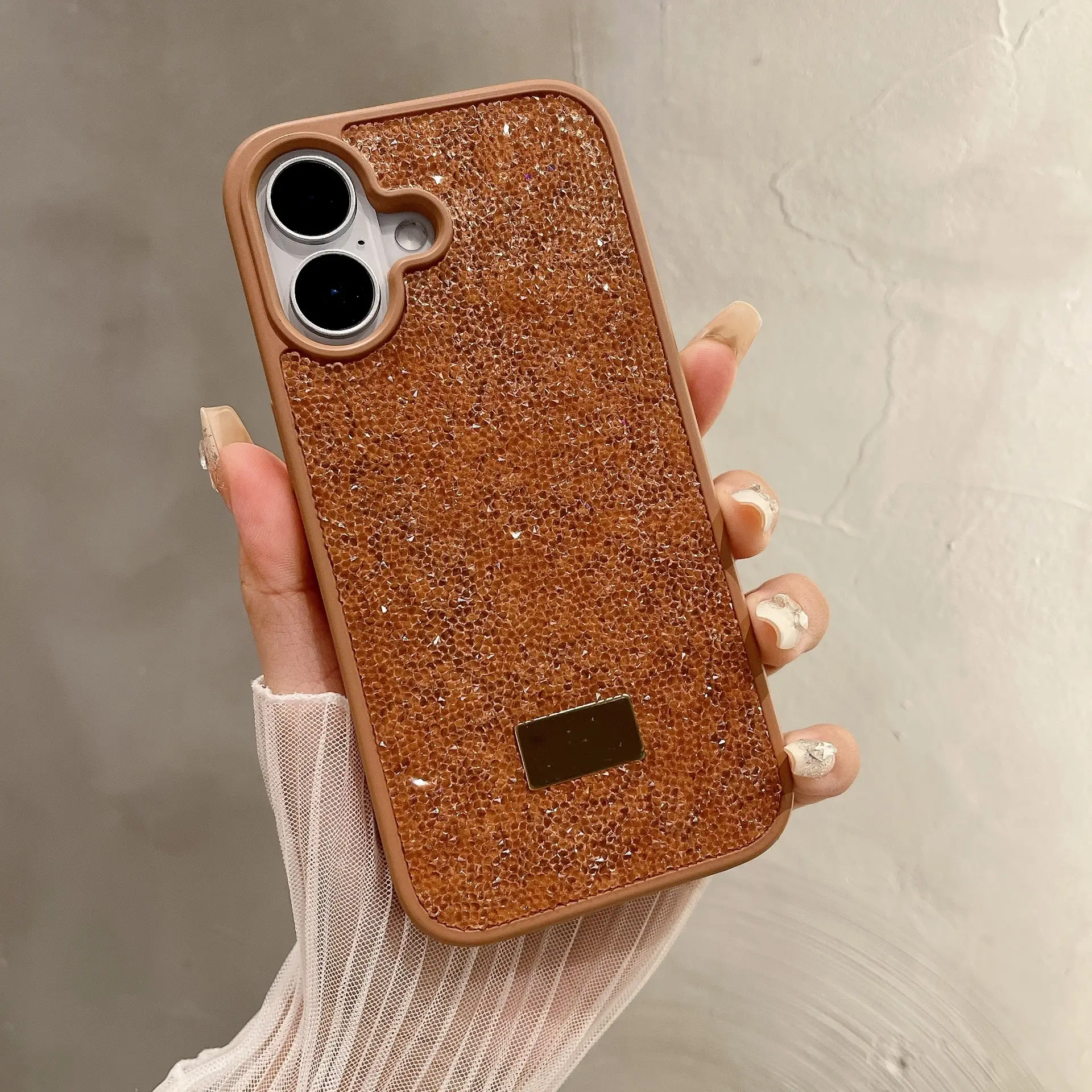 Luxury Rhinestone Mobile Phone Shell Full Diamond Protective Cover