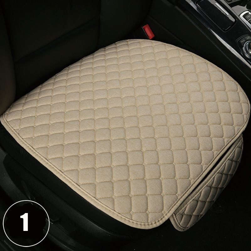 Linen Car Seat Cushion Universal Car Cushion 19