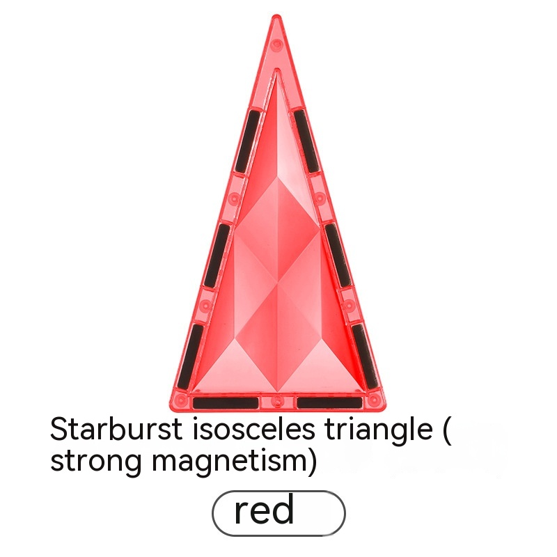 Isosceles Triangle Red