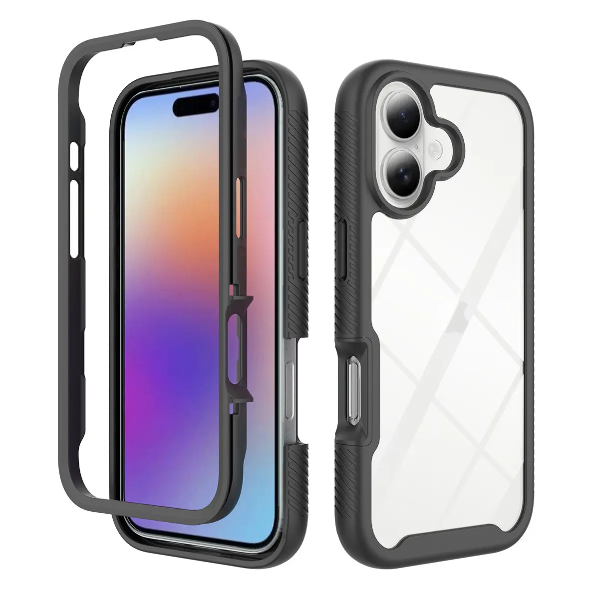 Solid-color Starry Sky Armor Case