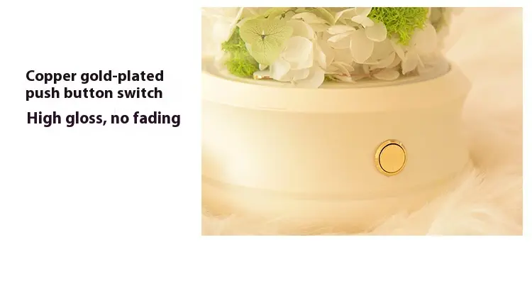 Teacher's Day Gift Simple Preserved Fresh Flower Bluetooth Speaker