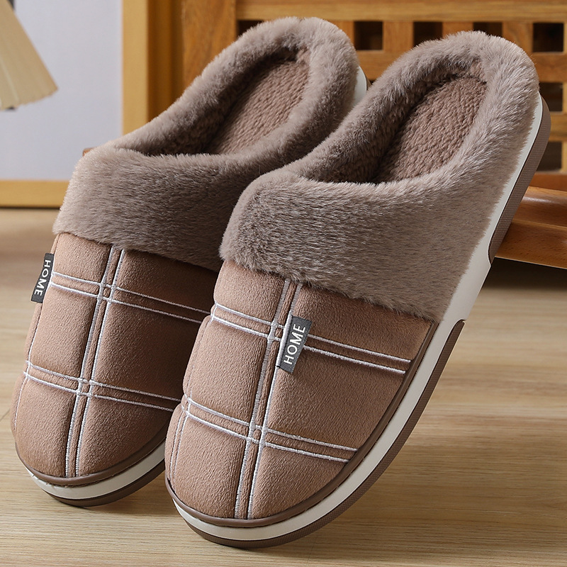 L Slippers Men's New Coffee