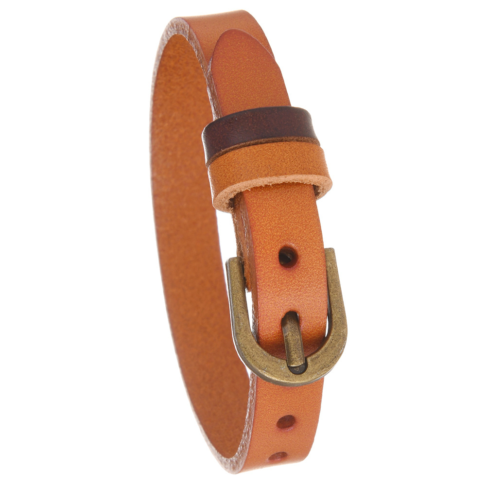 Leather Geometric Bracelet, picture 4 of 5
