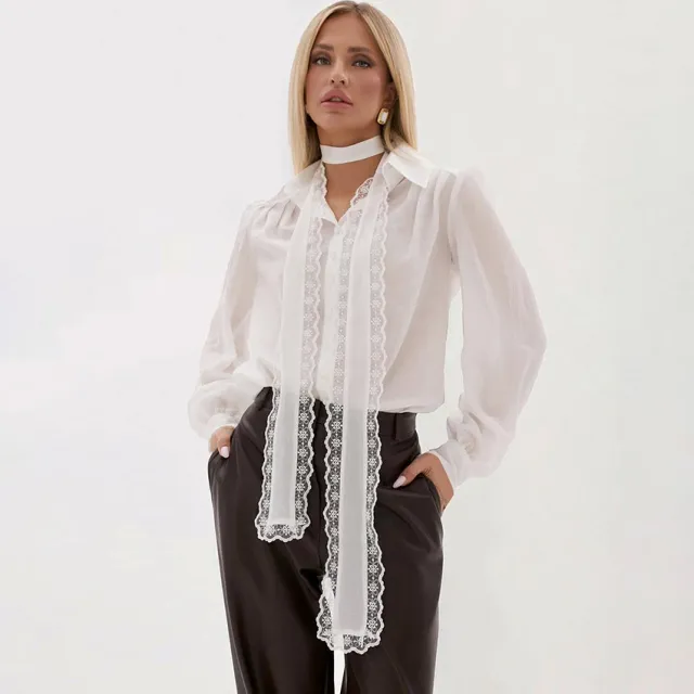 White Stylish And Sophisticated Workwear Top White - Shop at LoveMi