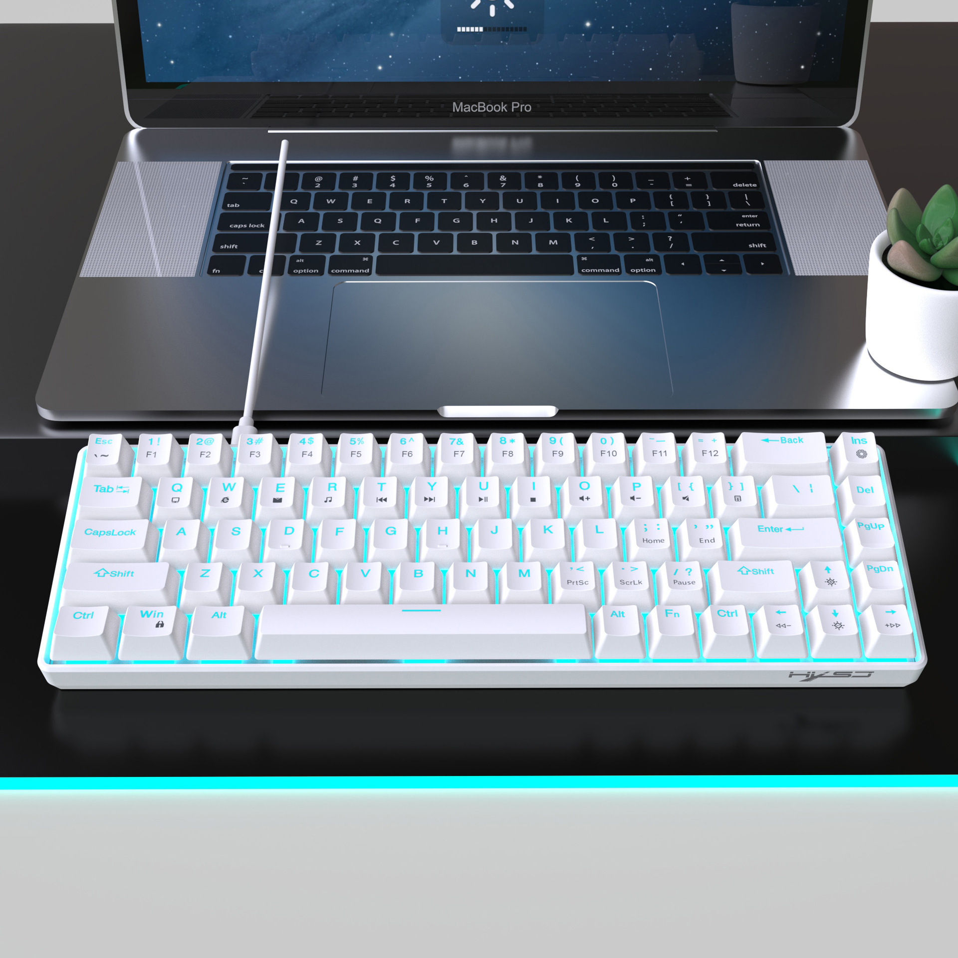 Title 21, Mechanical Gaming Keyboard Double Injection Key...