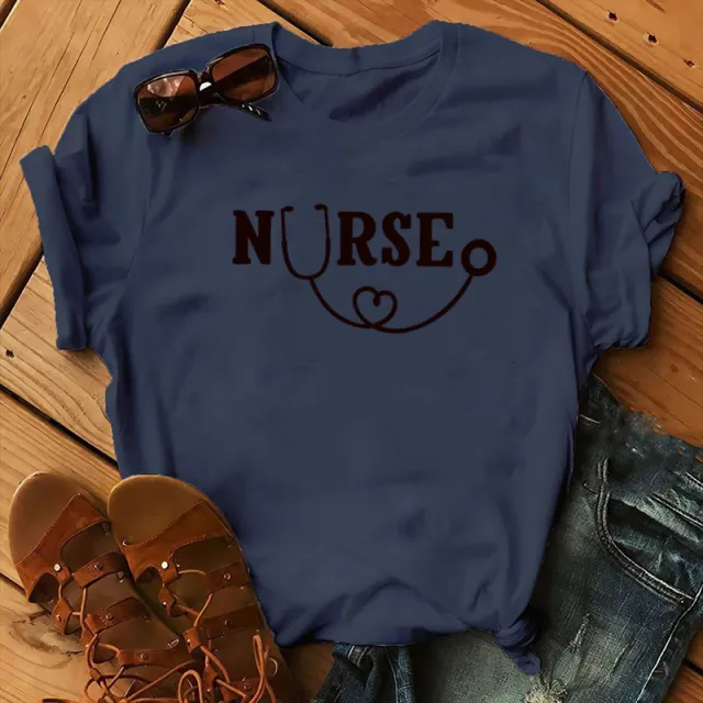 Women's Christmas Animal Flower Short Sleeve Navy - Shop at LoveMi