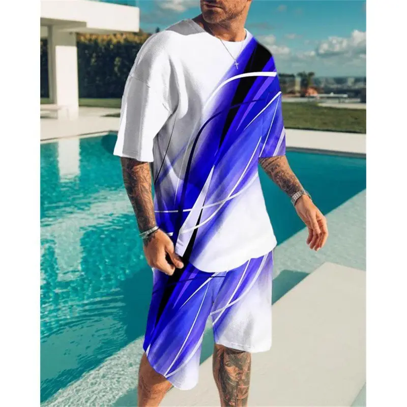 Short Sleeve Foreign Trade Men Leisure Set