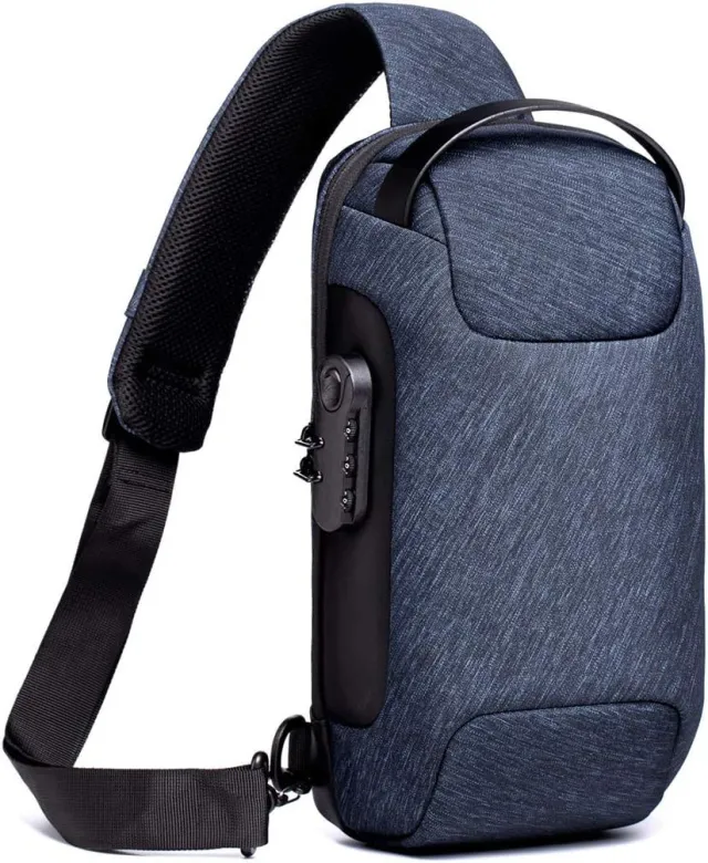 Oxford Cloth Sports Messenger Bags Shoulder Blue - Shop at LoveMi