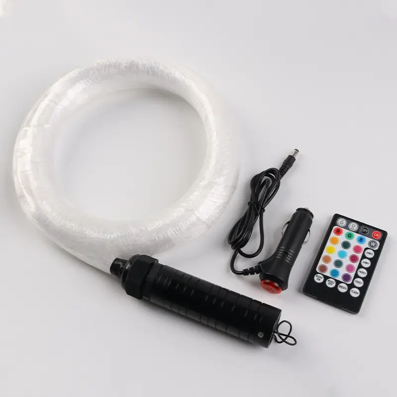 6W Voice-activated RGB Wireless Remote Control Optical