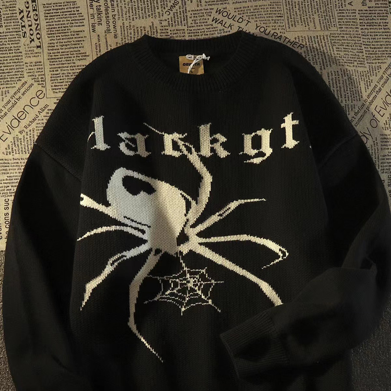 American High Street Vintage Spider Knitted Sweater