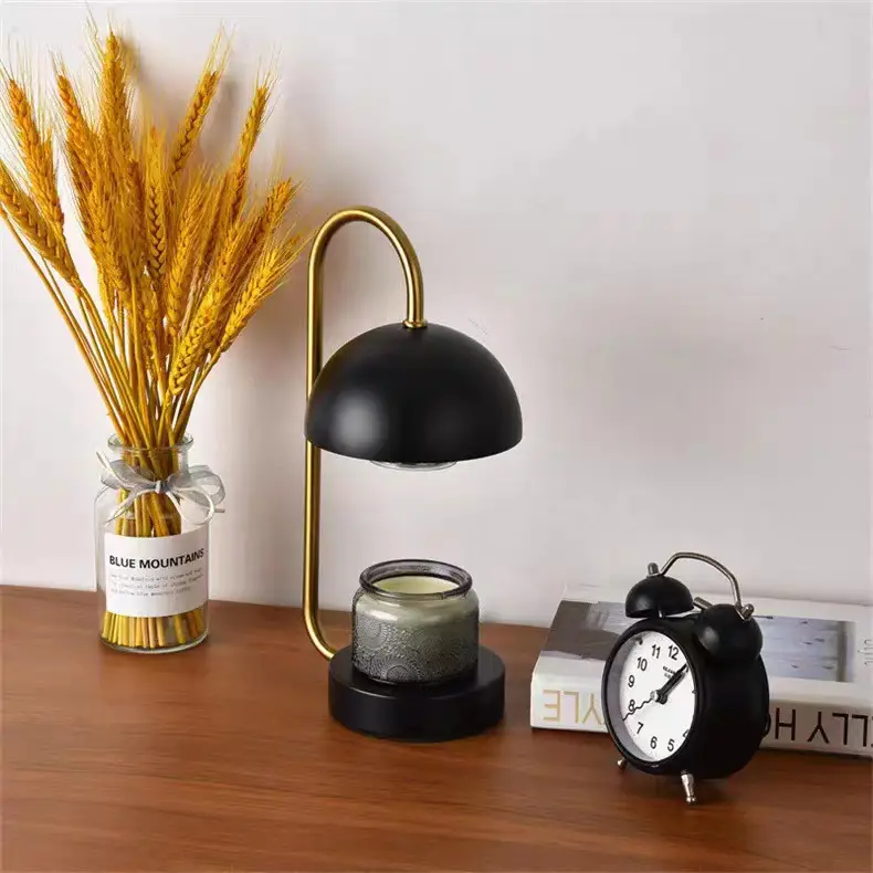 Solid Wood Aromatherapy Wax Melting Lamp Bedside
