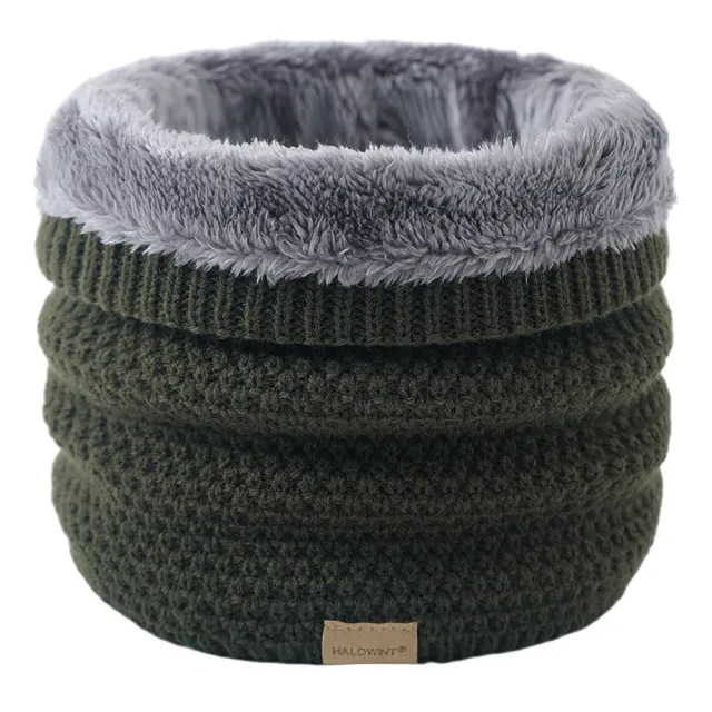 Thickened Wool Single Circle Headcollar Army Green - Shop at LoveMi