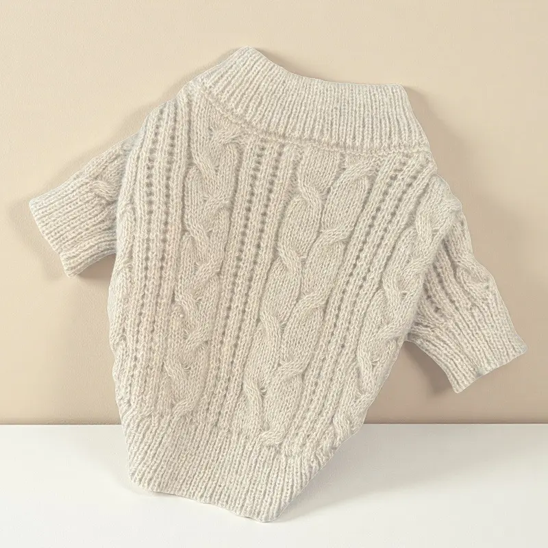 Sweater Dog Cute Pet Warm Clothes Solid