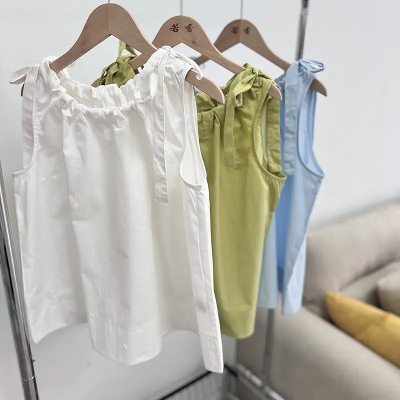 Stylish And Chic Doll-style Vest Shirt
