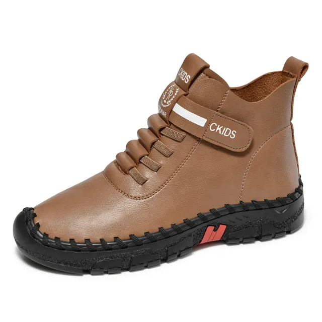 Women's Dr Martens Boots High top Plus Size Women's Shoes Autumn And Winter Ankle Boots Cotton padded Shoes Brown - Shop at LoveMi