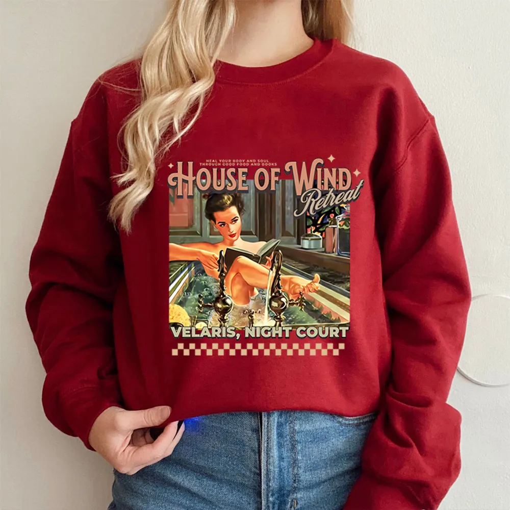 Pattern Round Neck Top Casual Bottoming Shirt Sweater - Wine