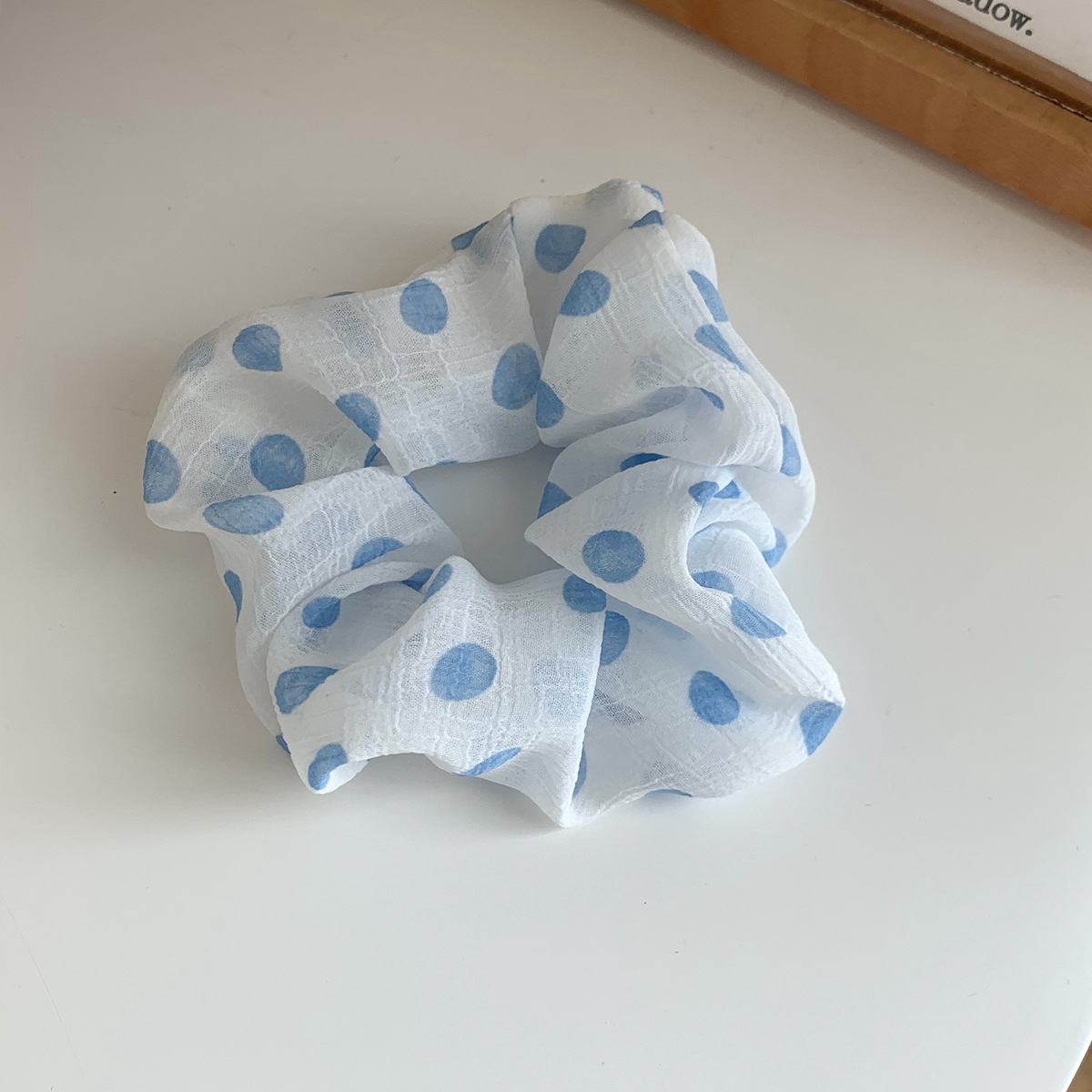 Blue And White Polka Dot