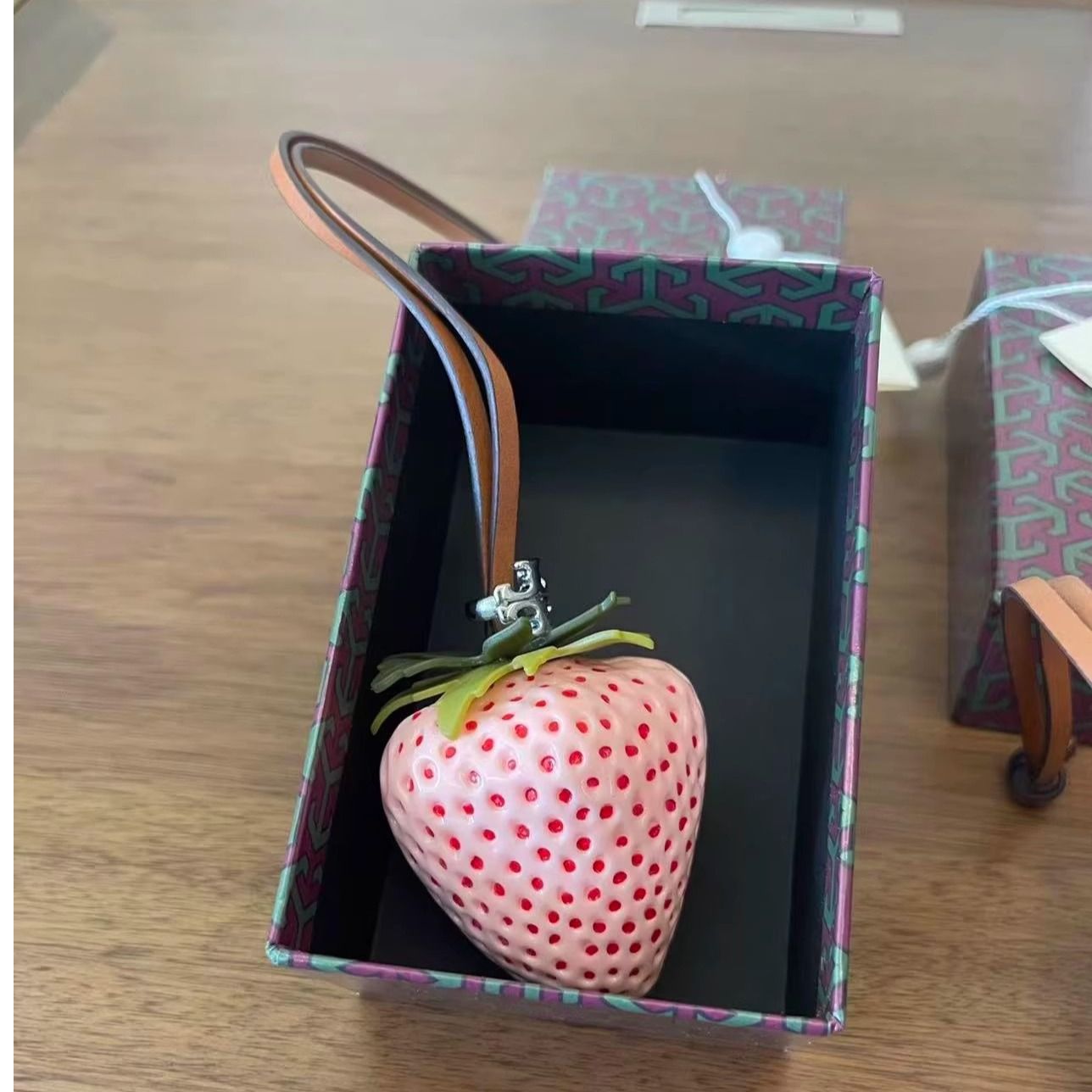 Niche-design Strawberry Pendant Keychain Bag Charm