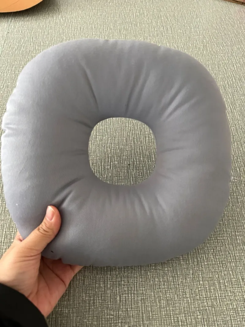 Hollow Seat Cushion Lumbar Support Pillow Get One's Ears Pierced Repair Ear Pillow - Gray