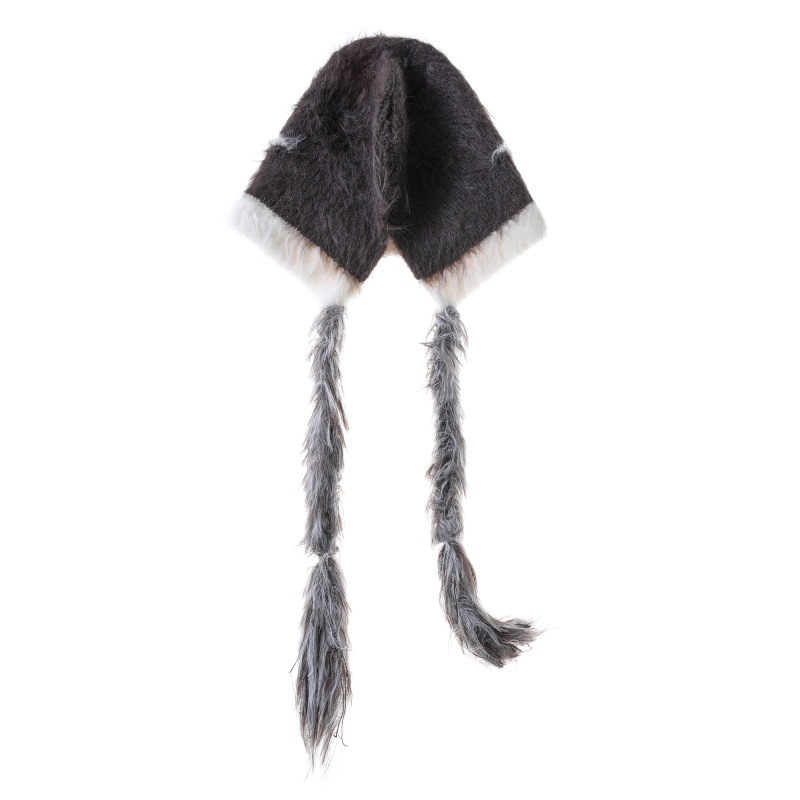 Cat Ears Mink Wool Ear-Protection Knitted Hat — Cozy Animal Ear Beanie