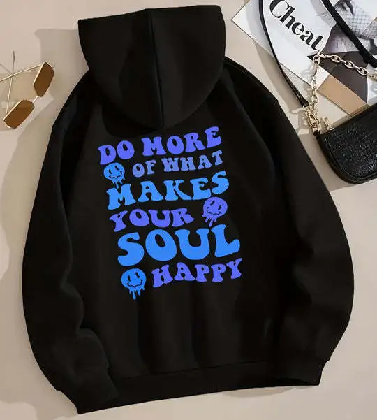 Women's Letter Print Casual Long sleeved Hoodie Style 5 4Xl - Shop at LoveMi