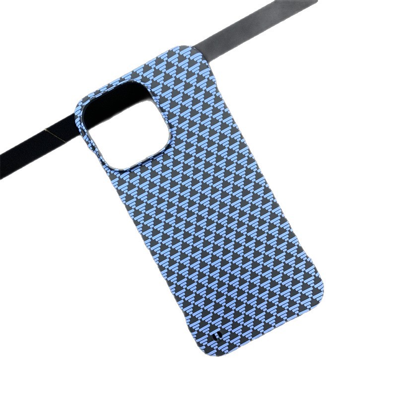 Frameless Triangle Source Pattern Ultra-thin Half Pack Phone Case