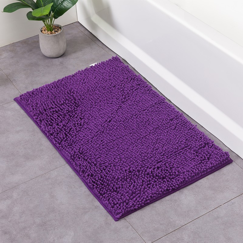 Chenille Mat Dark Purple