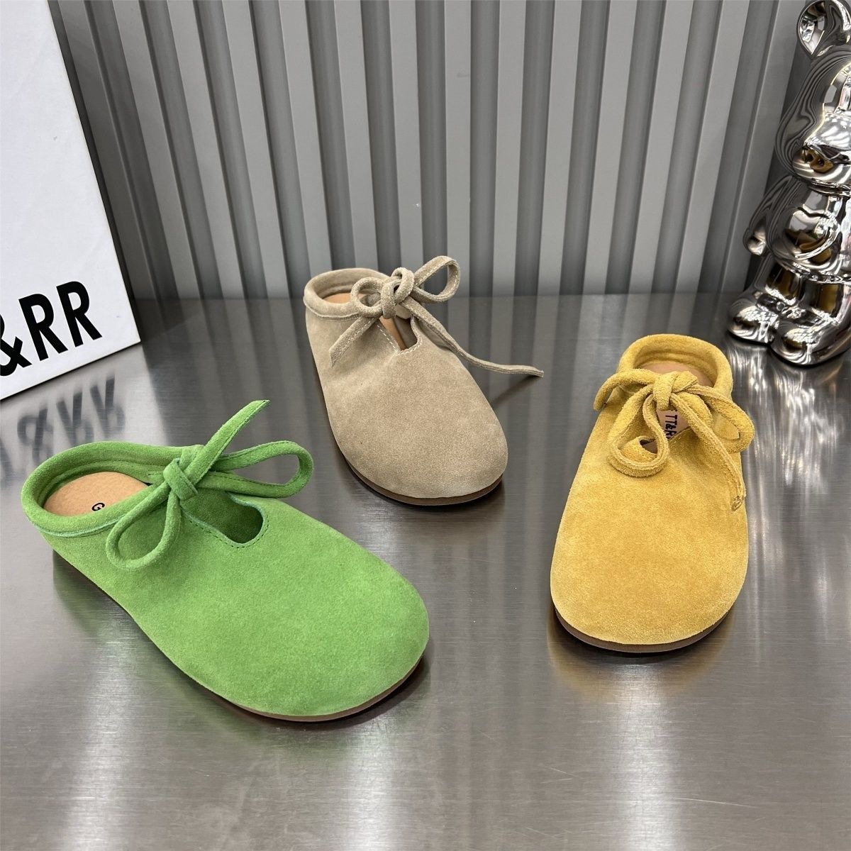 Baotou Suede Pumps Low-cut Flat Soles product image