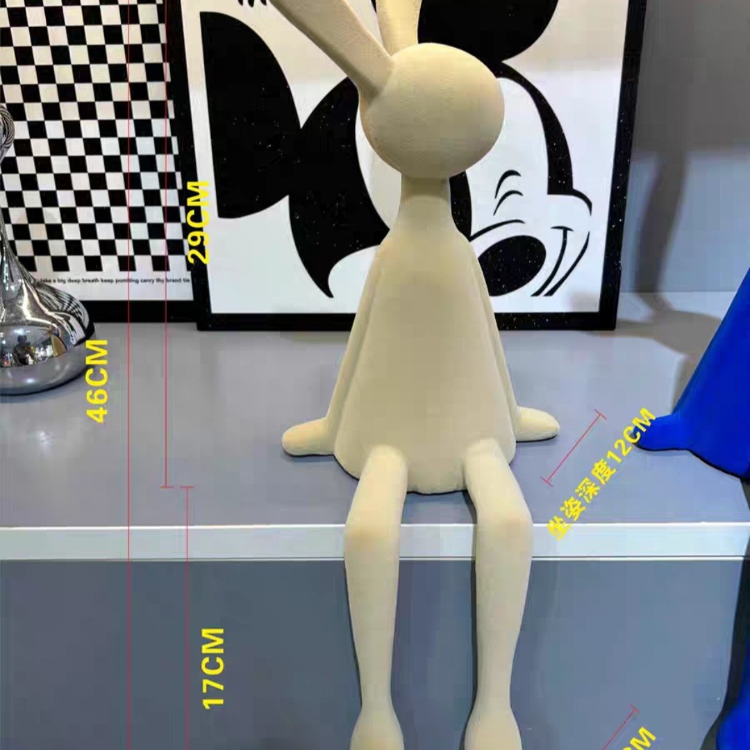 Rabbit Figurine, 37 cm, picture 3 of 6