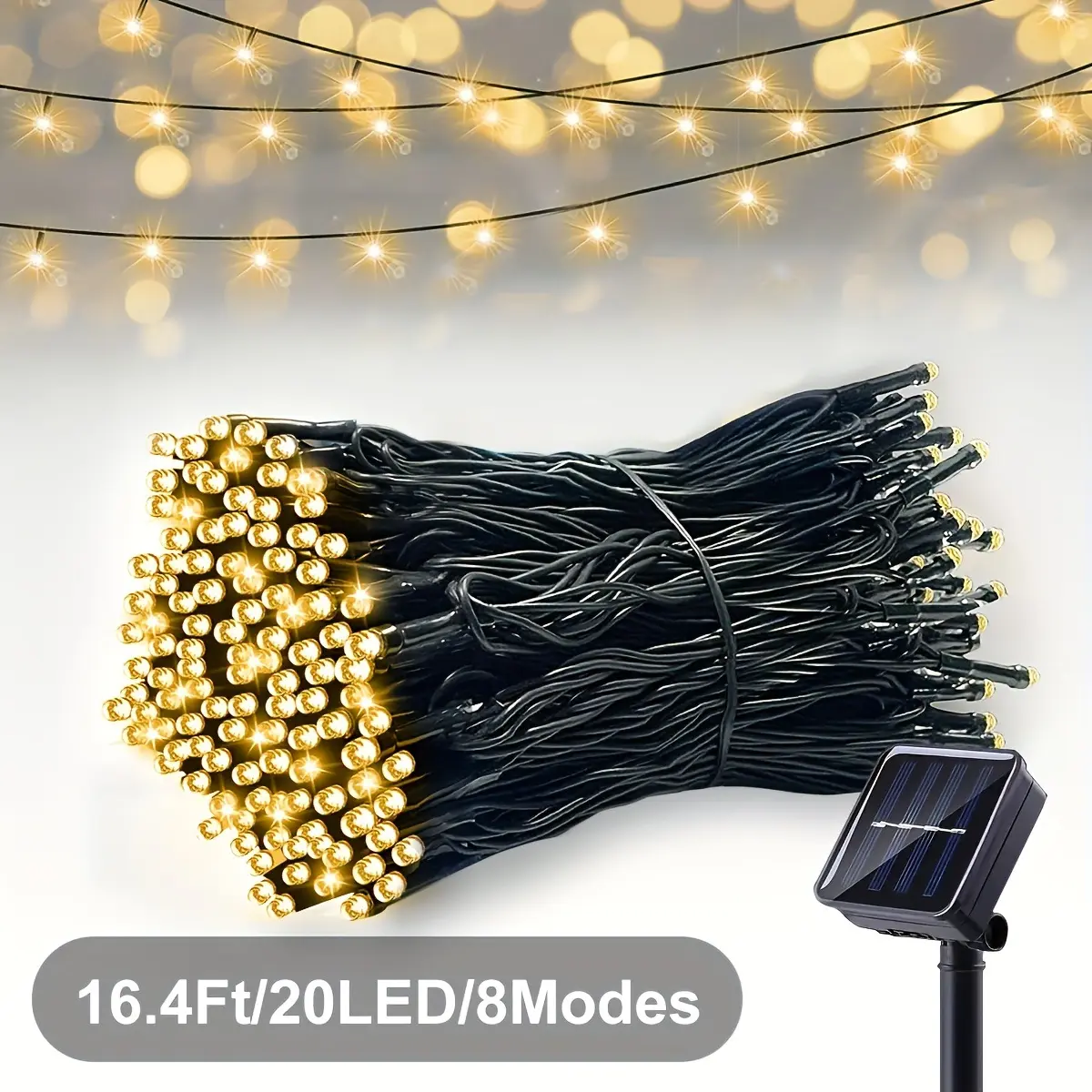 Solar LED String Lights Outdoor