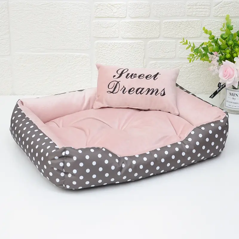Printed Four Seasons New Small Dog Pet Bed