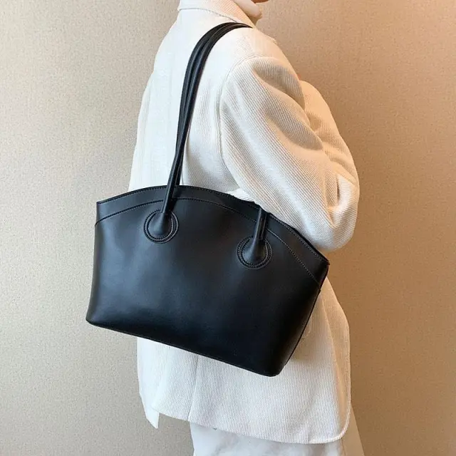 Bag Women's New Trendy Stylish Good Texture Shoulder Bag Black - Shop at LoveMi