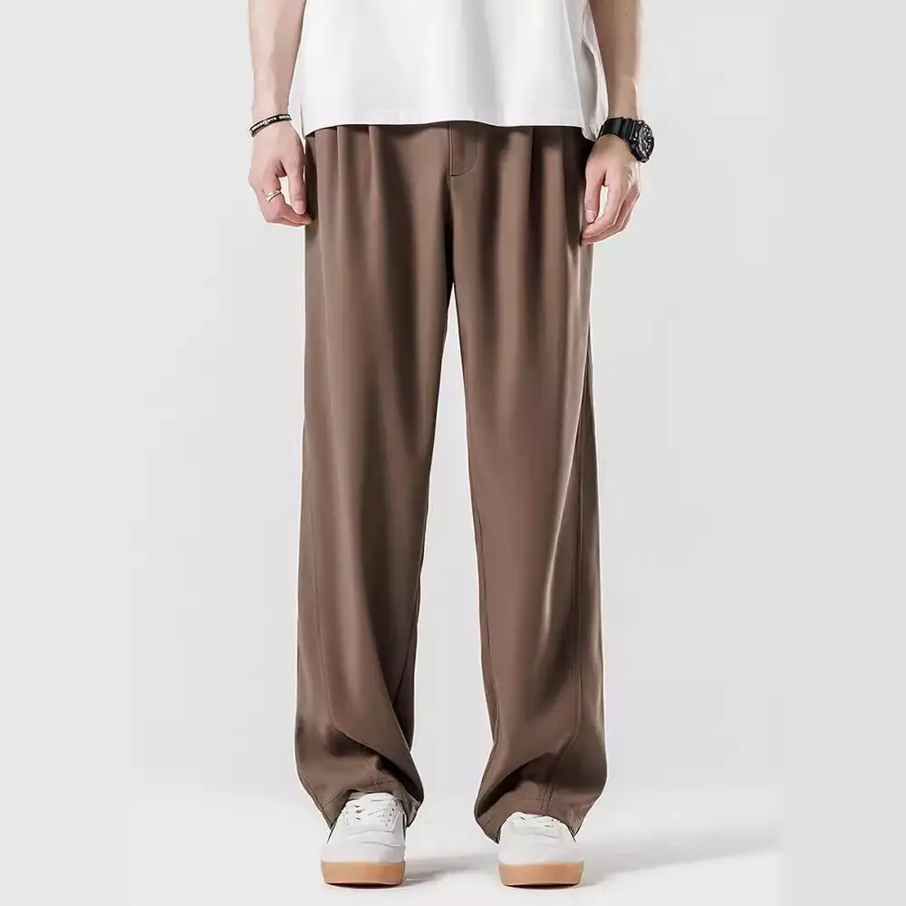 Draping Casual Suit Pants Men's Summer