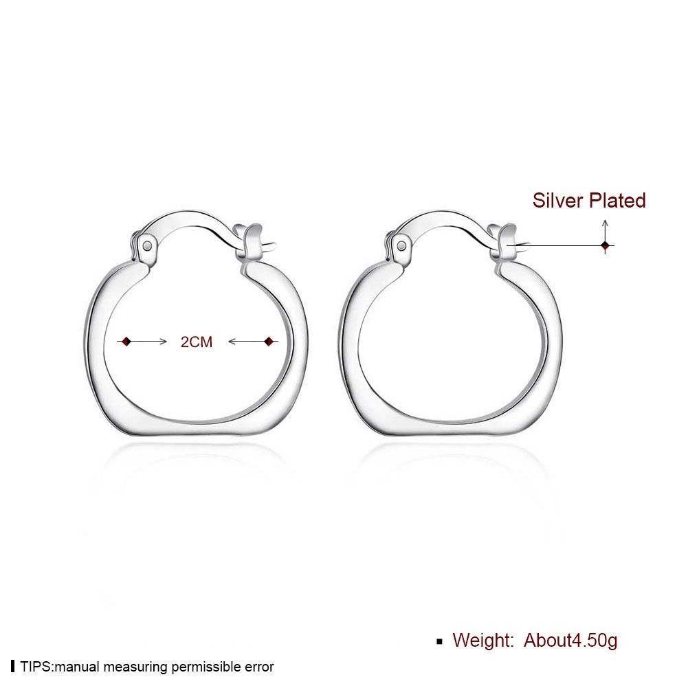 Fashion Fashionmonger Flat Square Ear Ring Earrings