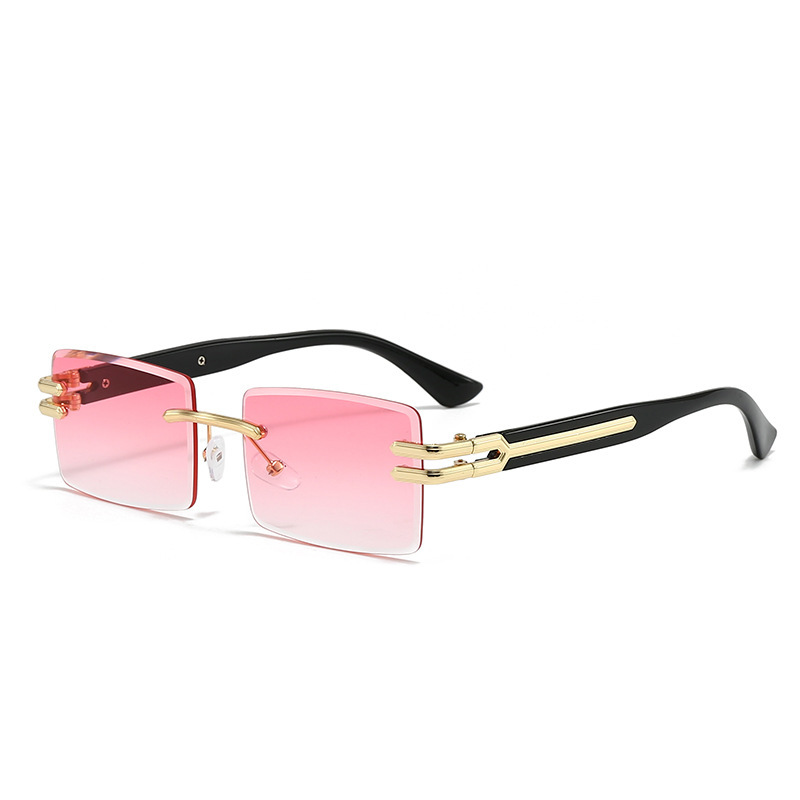 Gradient Gradientless Frame Womens High-End Sunglasses