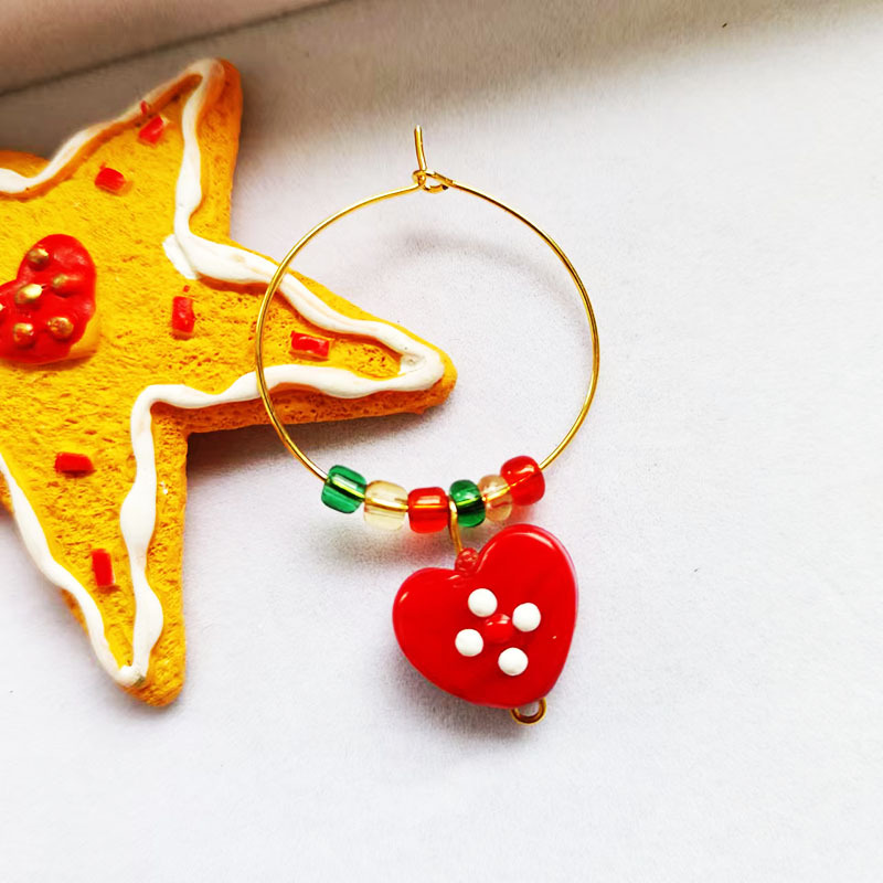 Alloy Christmas Wine Glass Pendant, picture 5 of 12