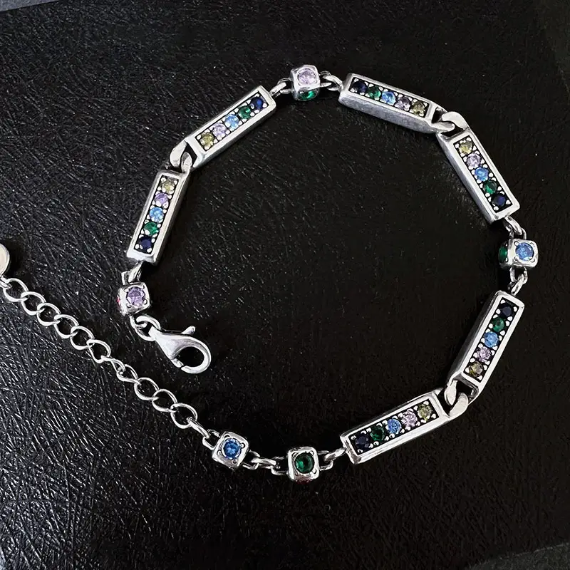Women's Colorful Zircon Micro-inlaid Bracelet