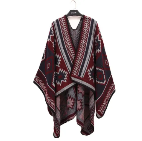Bohemian Scarf Autumn And Winter Warm Split Shawl Colour Number One - Shop at LoveMi