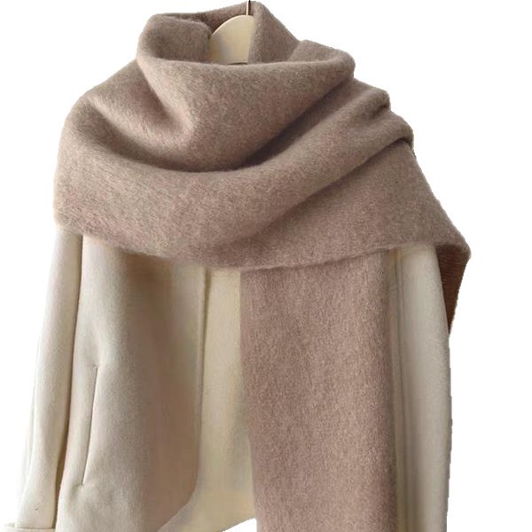Women's Wool-like Autumn And Winter Solid Color Comfortable Scarf High Quality - Image 6