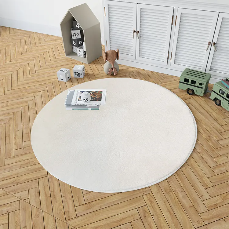 Simple Household Round Carpet Thickened Fleece