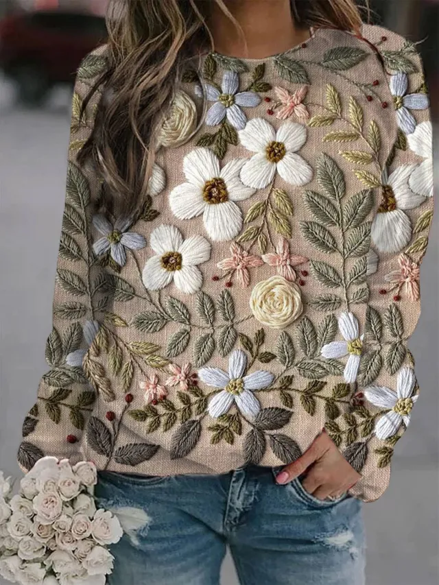 Women's Christmas Street Fashion Round neck Shirt Top Yp231114143010 5Xl - Shop at LoveMi
