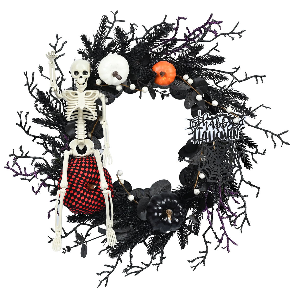 Title 5, Halloween Wreath Decorations Pendant Door Decor...