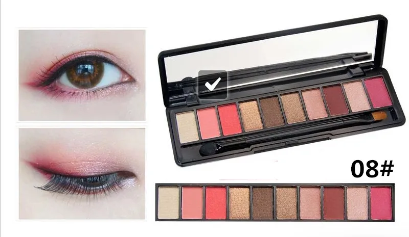 Title 8, Earth-toned long-lasting no powder eyeshadow wi...