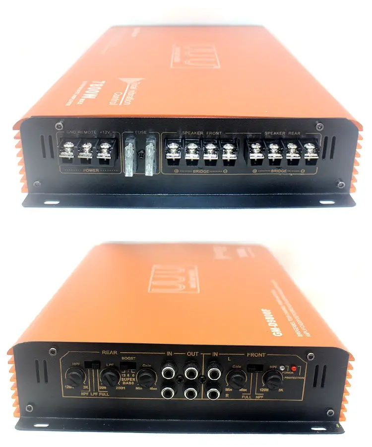 Car Four-way Power Amplifier 4-channel High-power Audio