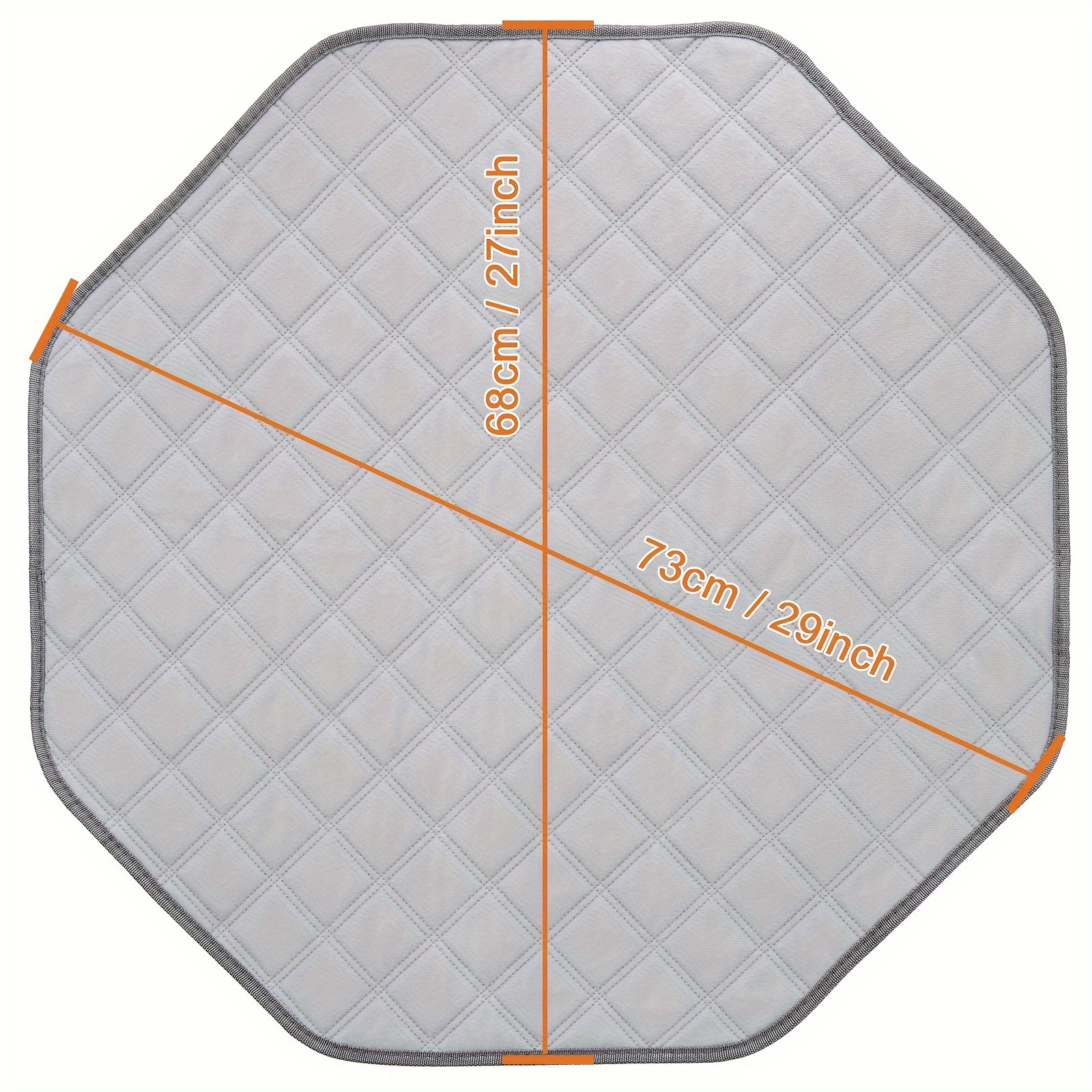 New Washable Octagonal Dog Potty Pad 10