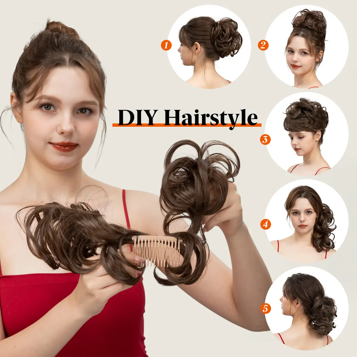 Womens Flexible Metal Hair Volumizer
