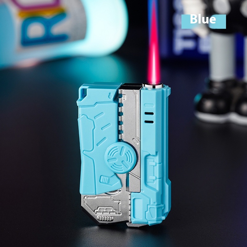 Personalized Fingertip Decompression Gyro Folding Gas Lighters - Picture 12 of 15